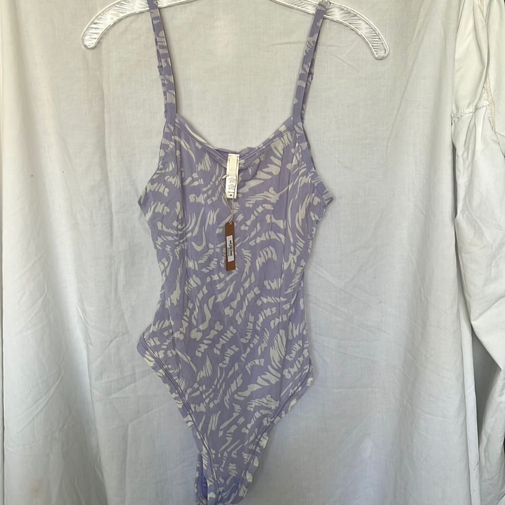 NWT Skims summer mesh lilac swirl bodysuit, size 2X